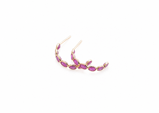 Crimson Elegance Earrings