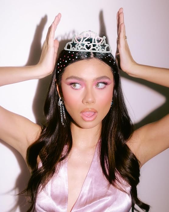 Finally 21 Tiara - rhinestones + metal