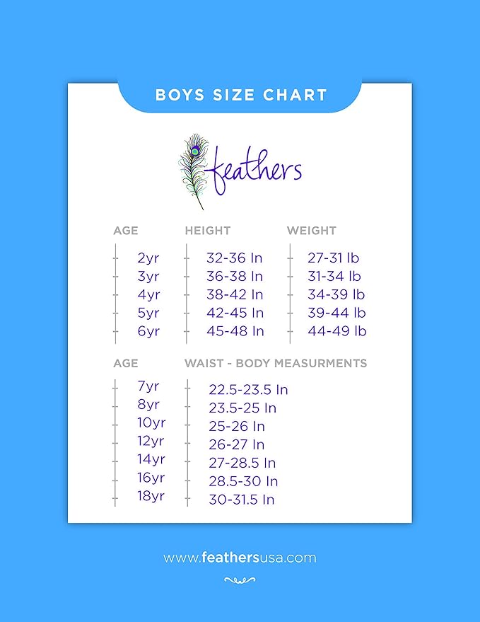 Feathers Boys Cotton Strech Tagless Boxer Briefs Underwear - (3/pack)