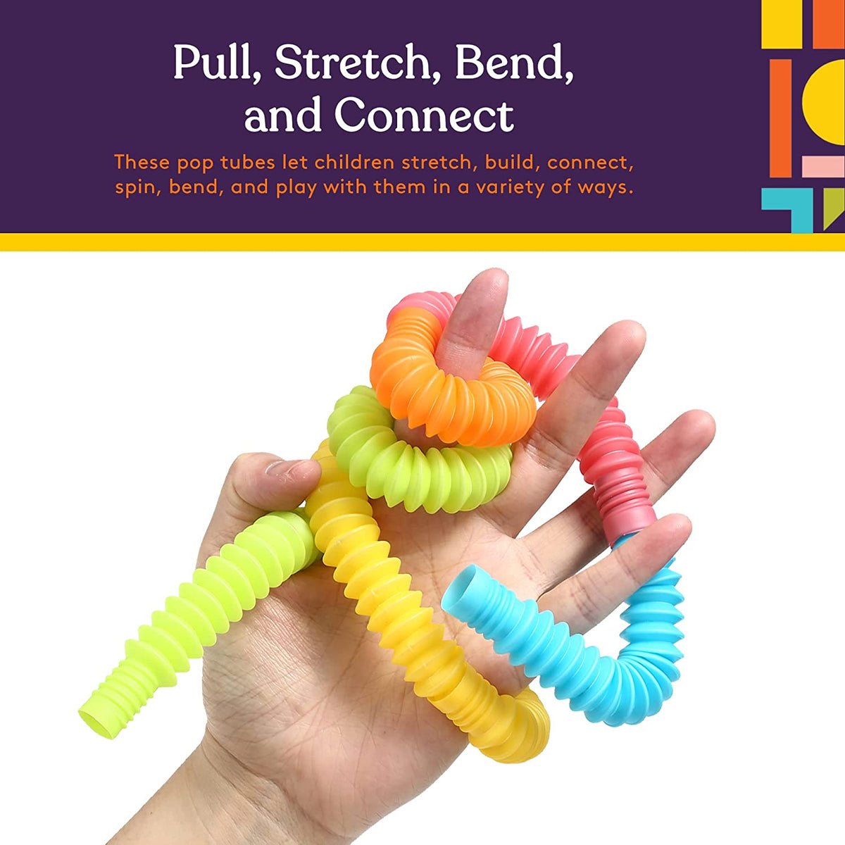 Tiny Pop Tubes (Multi-Color): 30 Pack