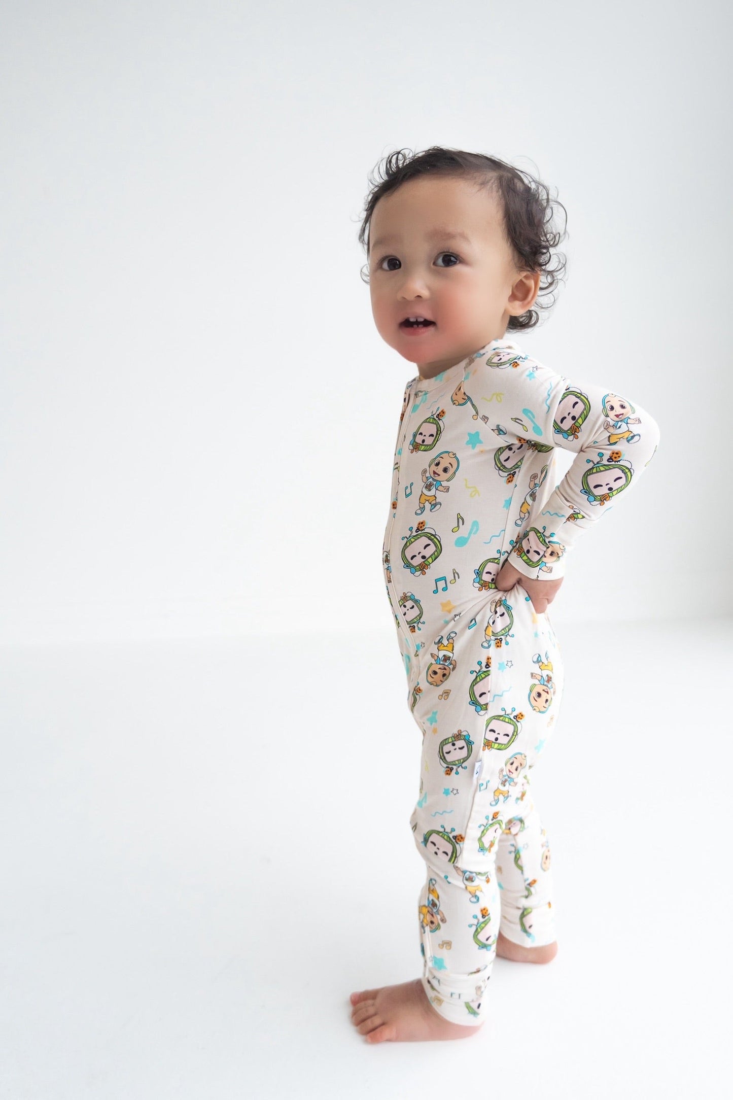 Dream Big Little Co x CoComelon JJ MUSICAL MELON DREAM ROMPER