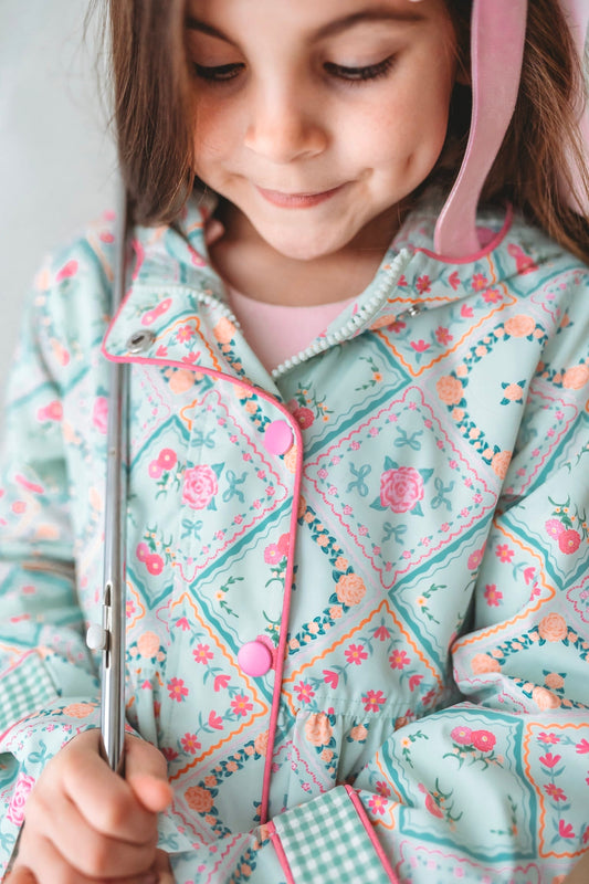 *PREORDER* Petal Patchwork Raincoat