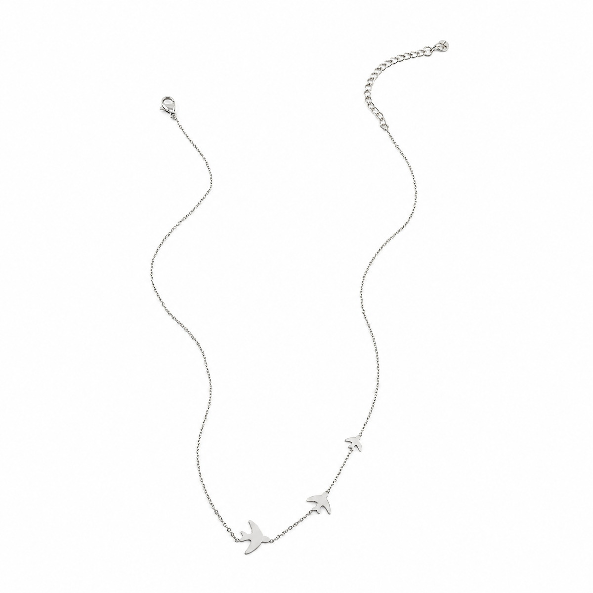 Sparrow Silver Necklace