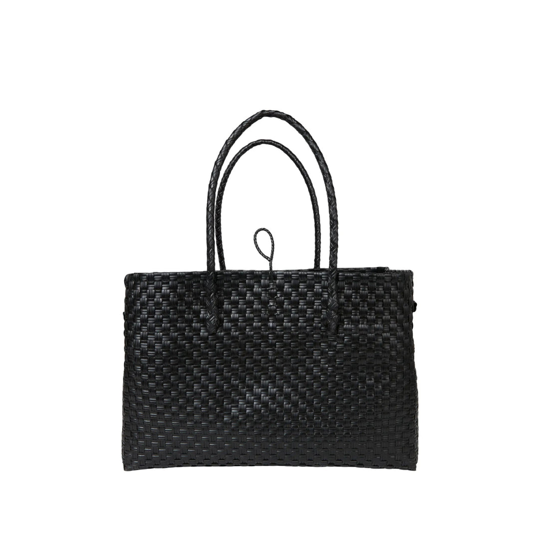 The Midi Piper Handwoven Tote · Recycled Plastic