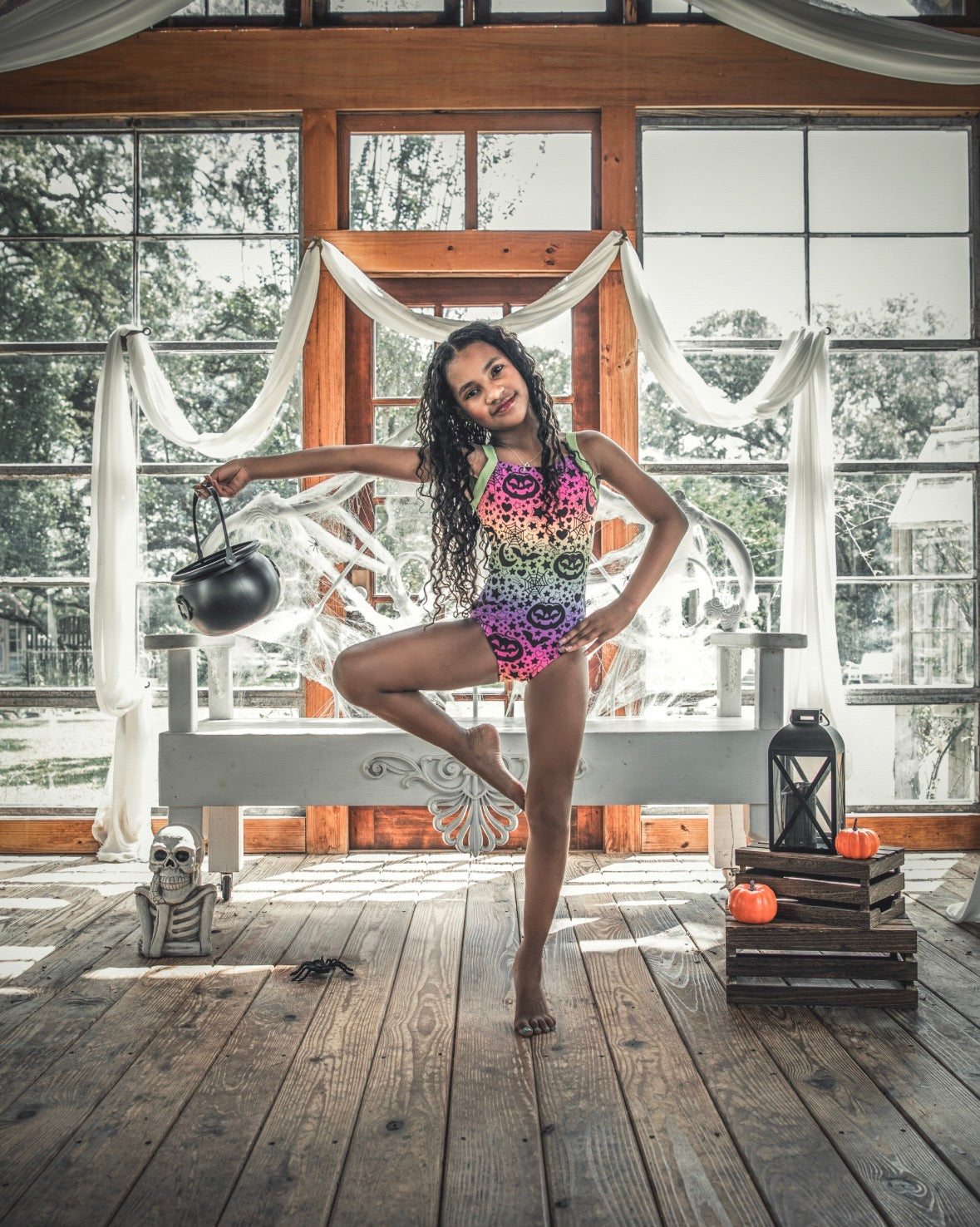 Glow-a-ween Leotard