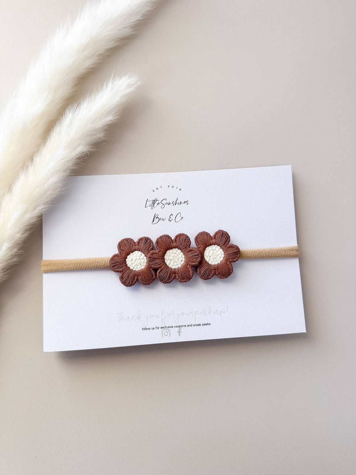 Flower Hair Clips & Nylon Headbands