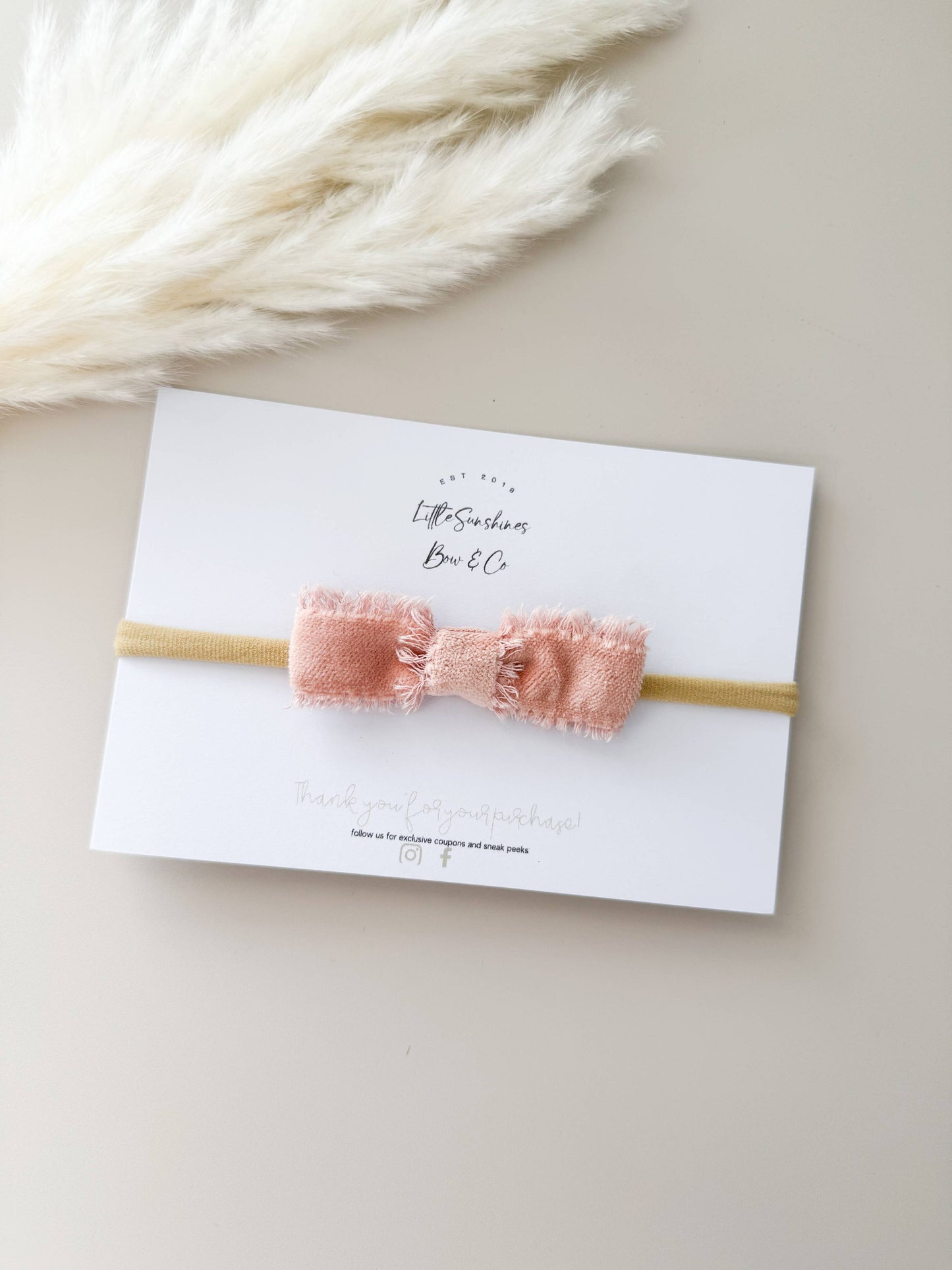 Velvet Fringe Hair Bows