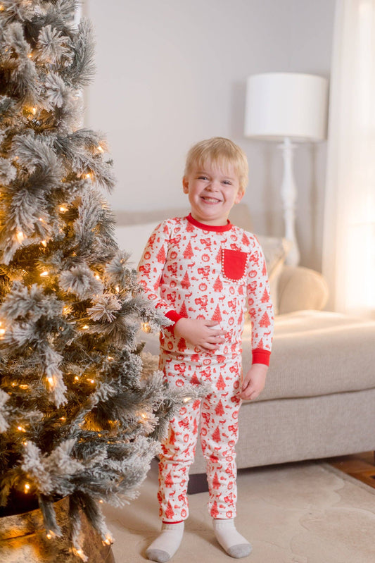 Old Fashioned Christmas Boys' PJs