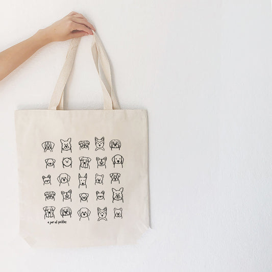 Dogs Cotton Tote
