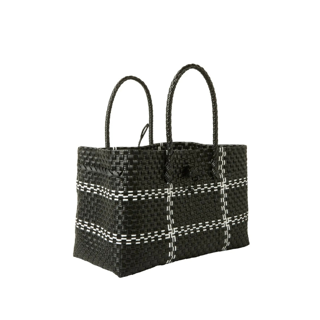 The Midi Piper Handwoven Tote · Recycled Plastic