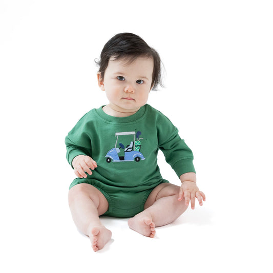Green Golf Sweatshirt Bubble