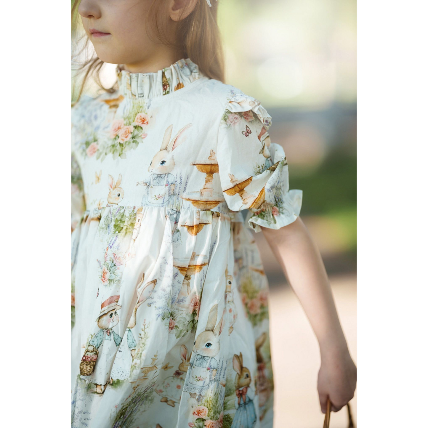 Aoki Dress-Bramble Rabbit Short Sleeve