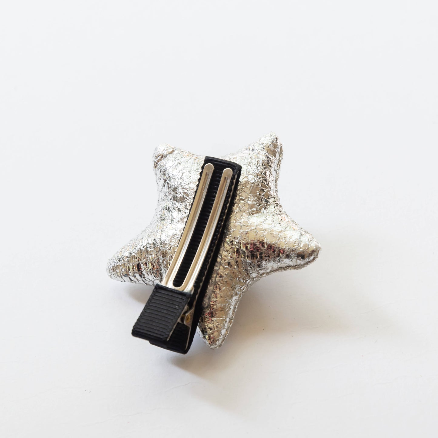 Metallic Star Hair Clip | Silver