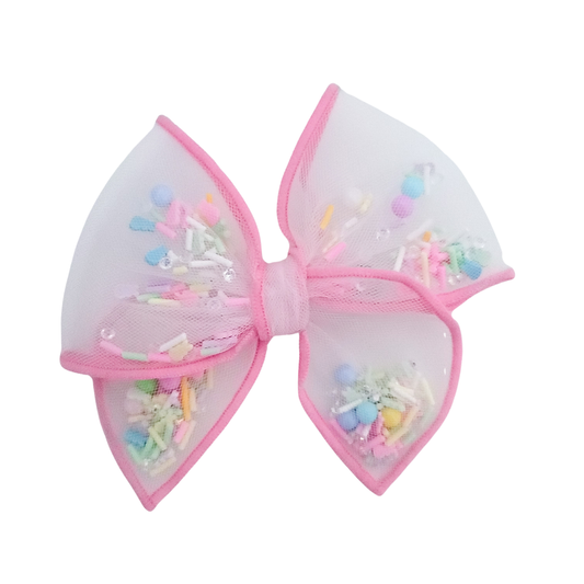Ava Hair Bow | Hand-Tied Bow | Easter Shaker