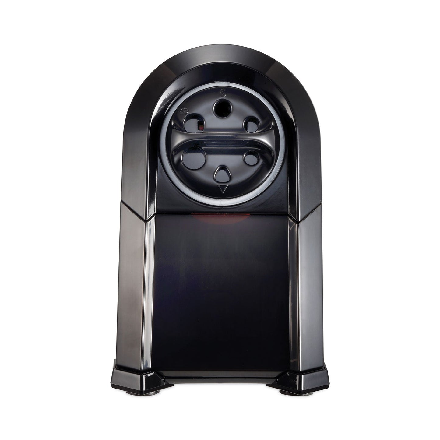 Bostitch Super Pro Glow Commercial Electric Pencil Sharpener, AC-Powered, 6.13 x 10.63 x 9, Black/Silver