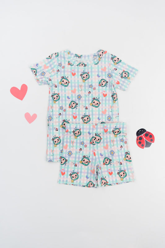 Dream Big Little Co x CoComelon SPRINGTIME MELON DREAM SHORT SET