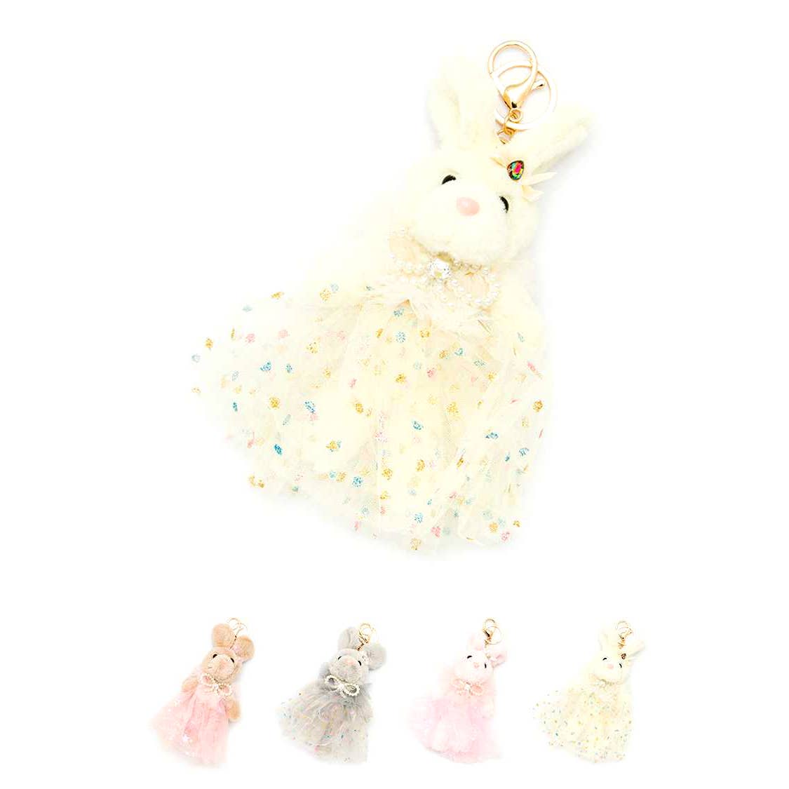 Bunny Keychains Set