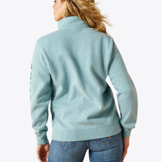 Teal Foundation 1/2 Zip | Ariat