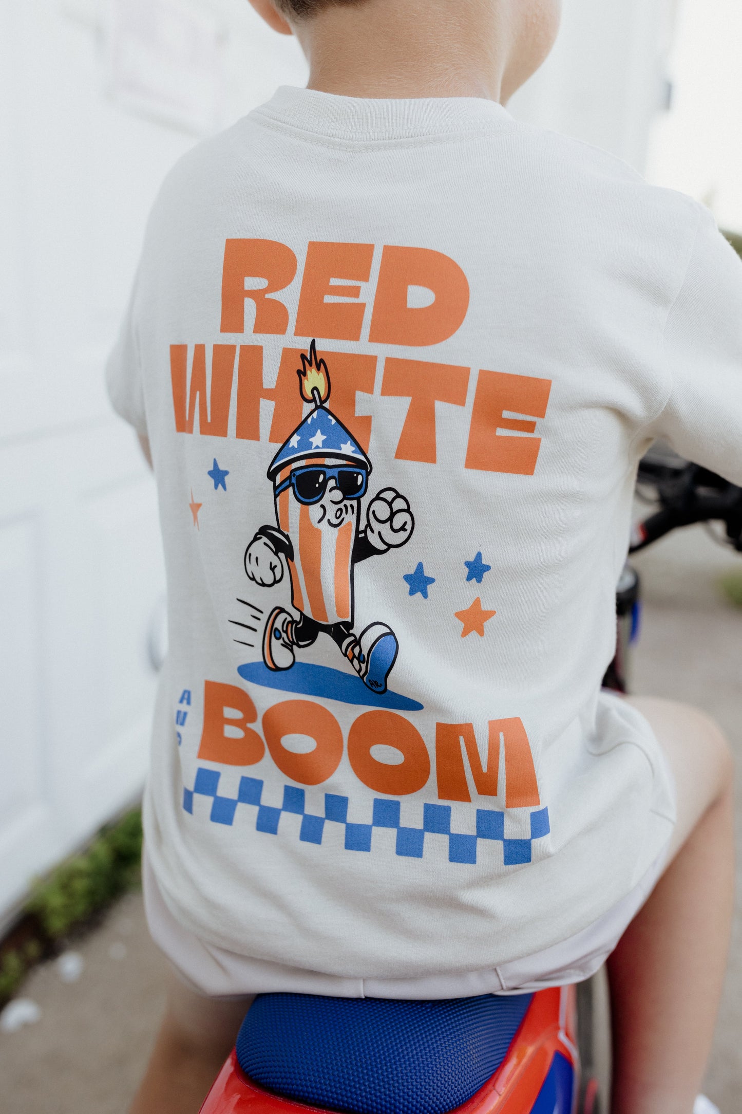 Red, White + Boom-AK Graphic tee - made to order