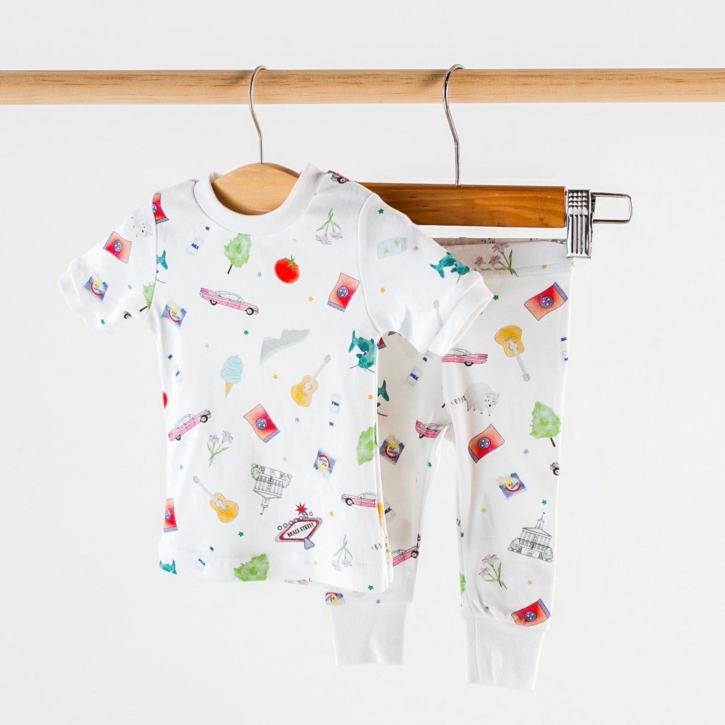 Tennessee Kids Organic Cotton Pajama Set