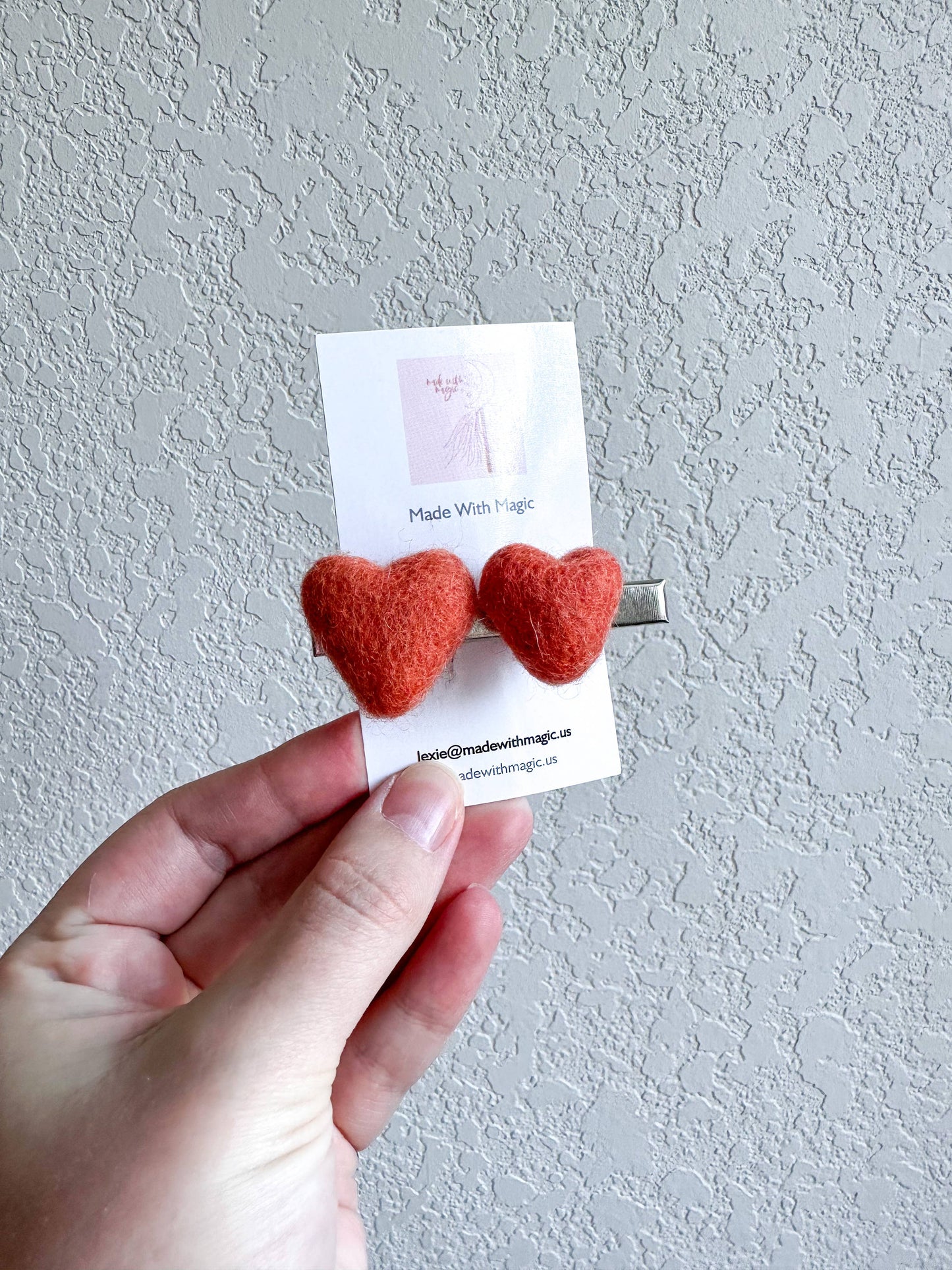 Dainty hearts Hair Clip