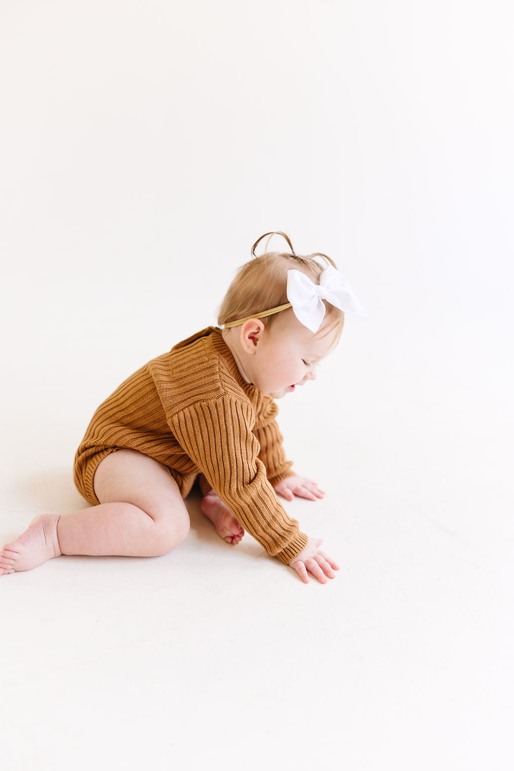 White Solid Small Bow