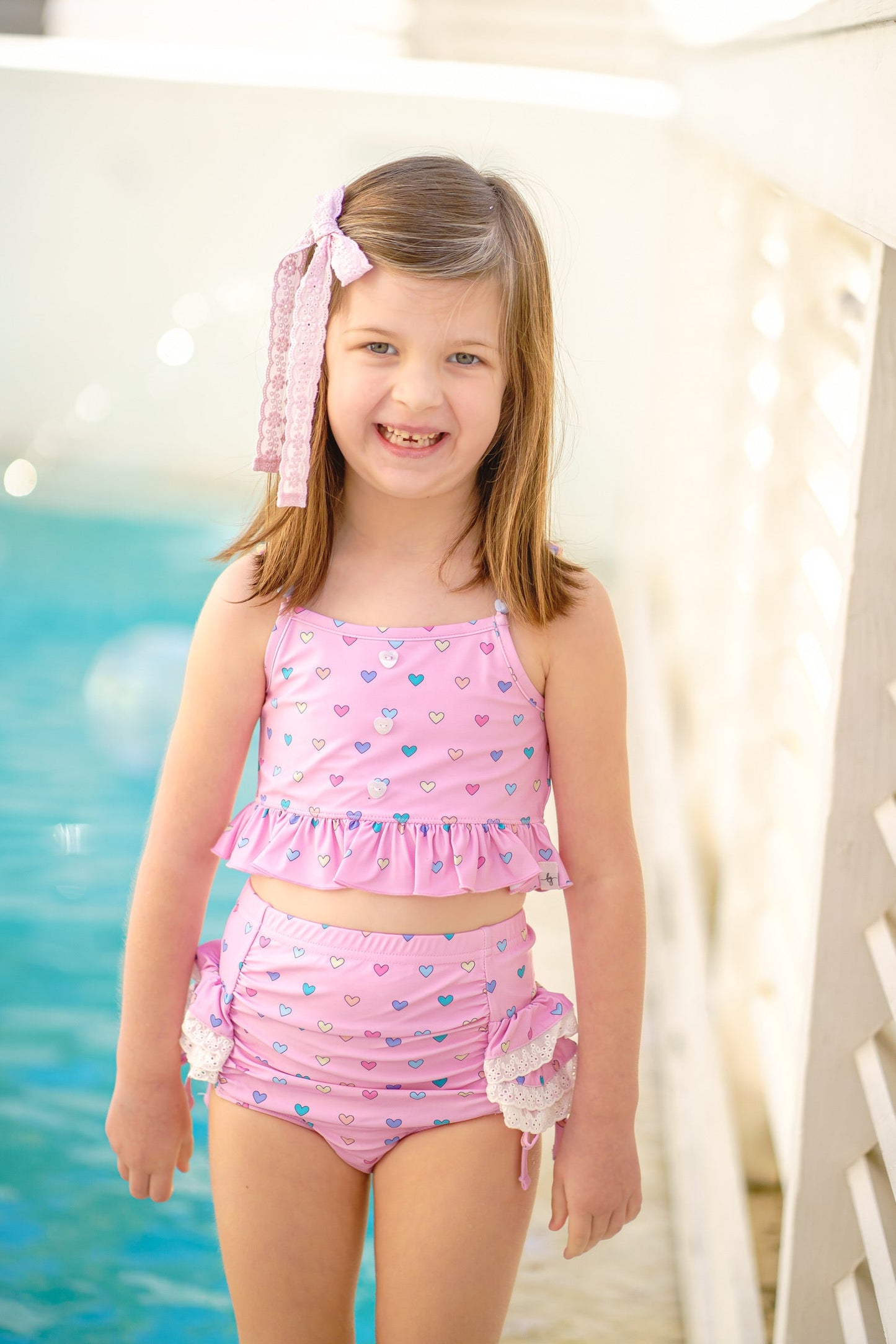 Beaded Candyland High Waisted Bikini