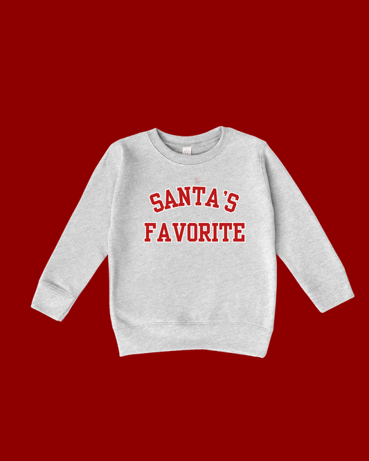 Santa's Favorite Varsity Sweatshirt
