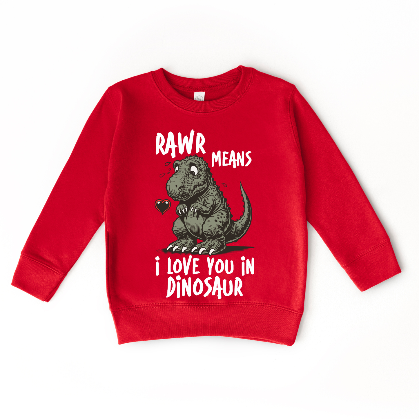 Rawr means I love you in Dinosaur Sweater