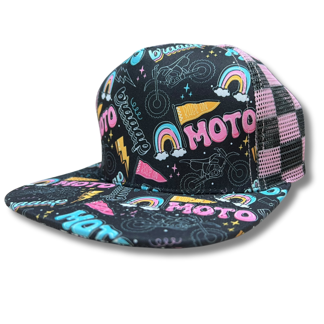 Moto Girl Snapback Hat