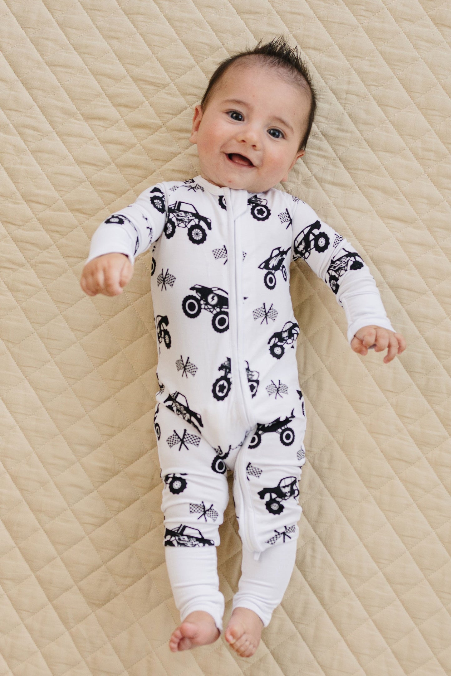 Bamboo Zip Romper | Monster Blaze