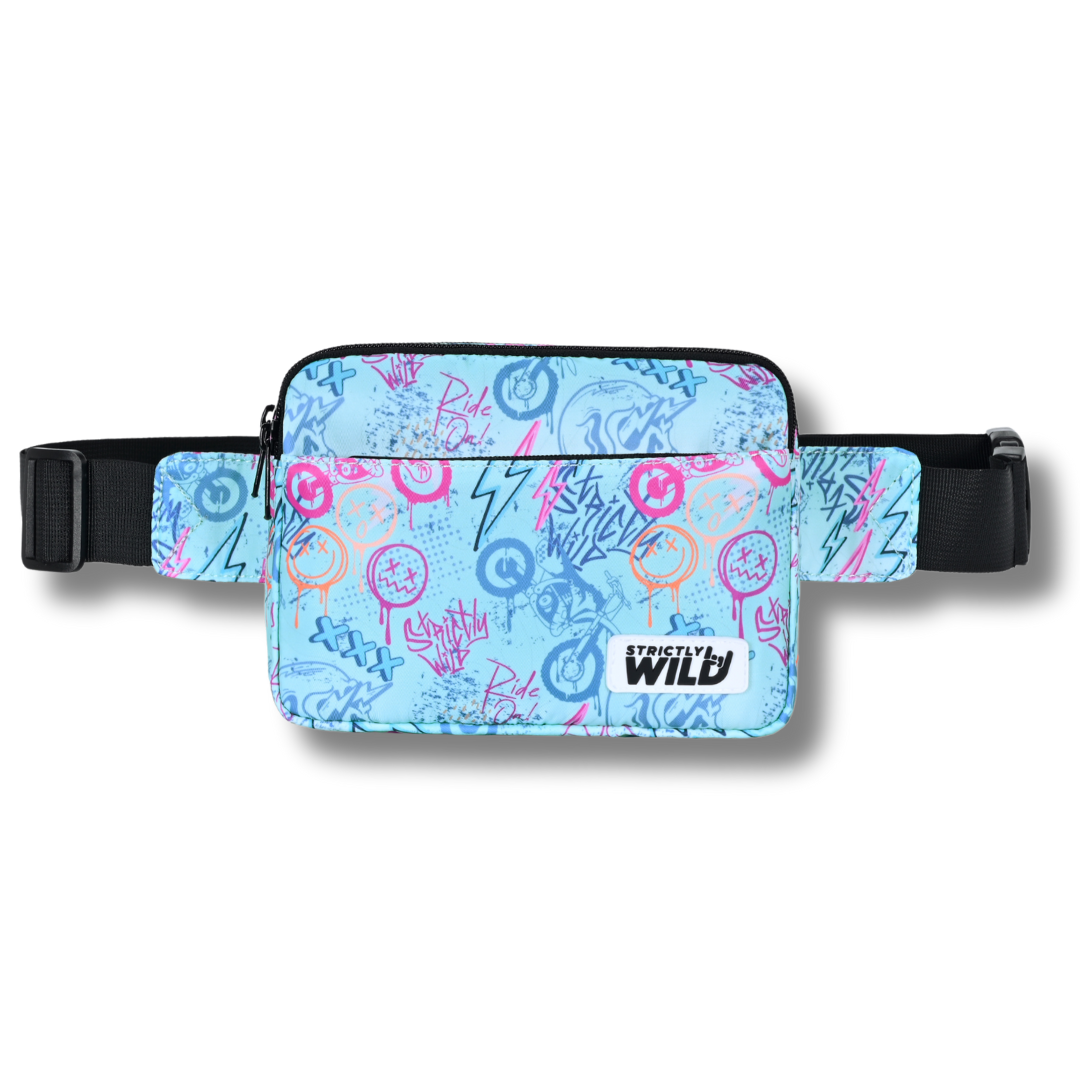 Cotton Candy Moto Crossbody Bag