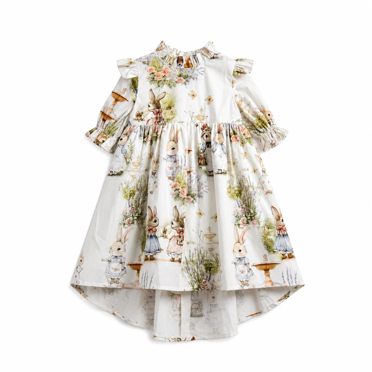 Aoki Dress-Bramble Rabbit Short Sleeve