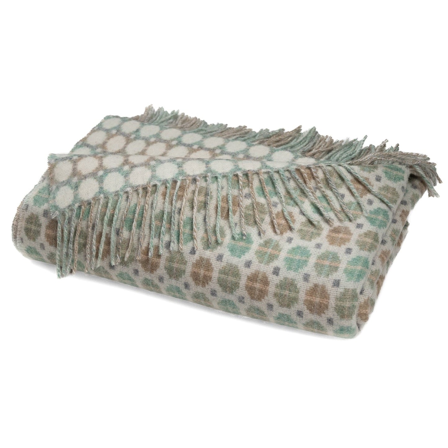 Southampton Home Merino Wool Medallion - Mint