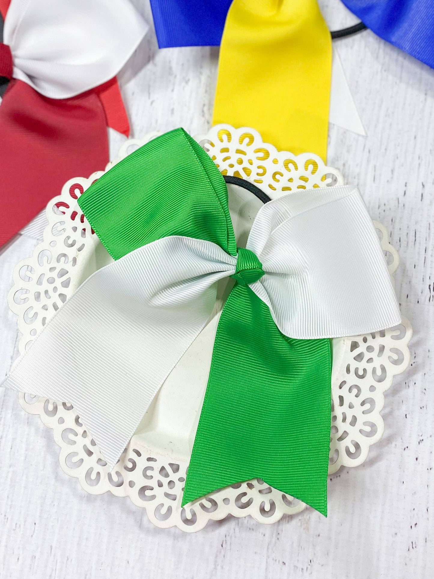 School Spirit Cheer Bows: Game Day