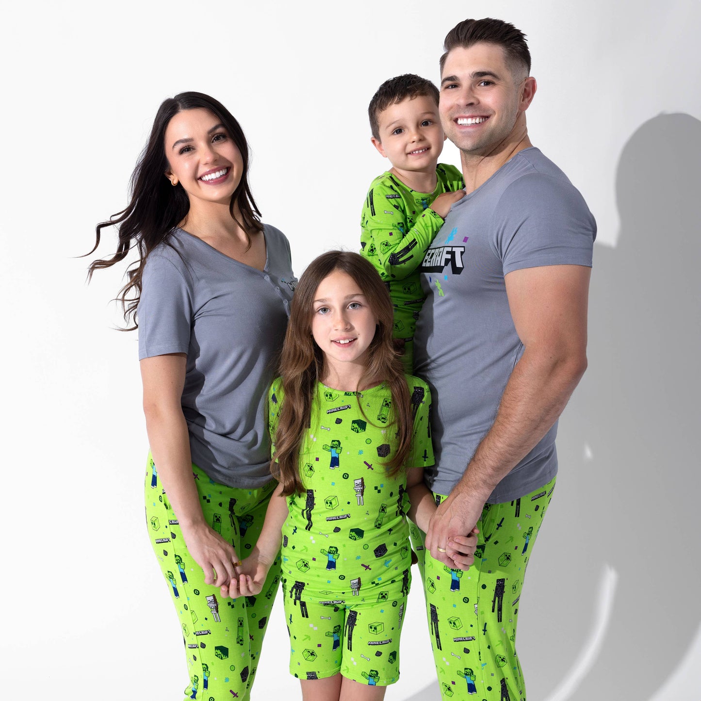 Minecraft Mob Squad Bamboo Kids Pajama Short Set