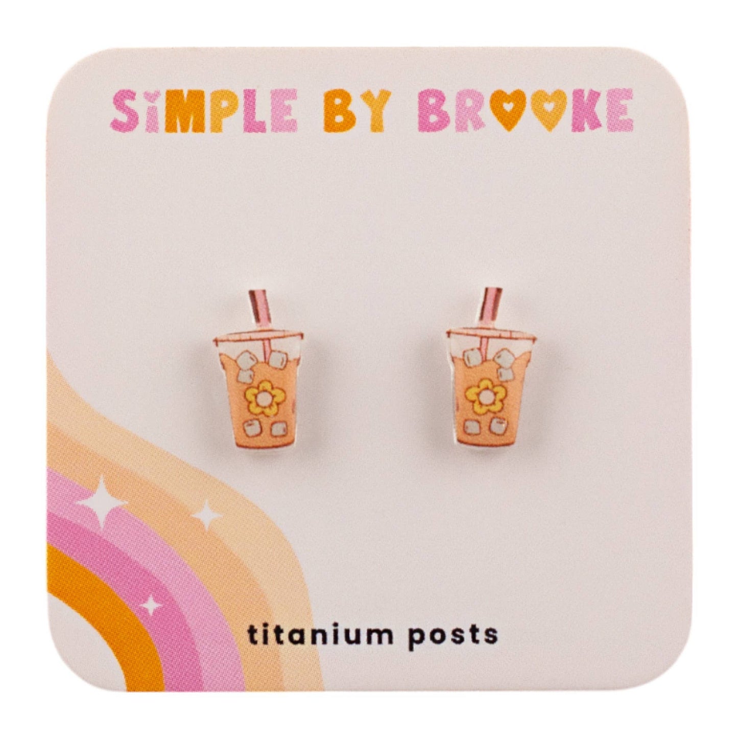 Iced Coffee Earrings