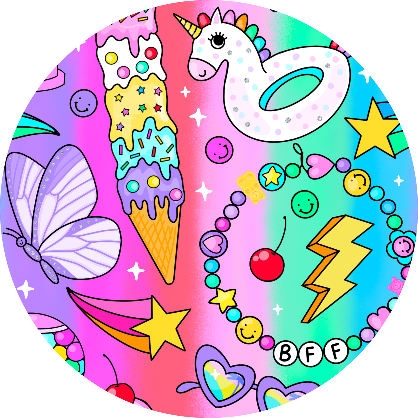 Cosmic Candyland Short Set Kids