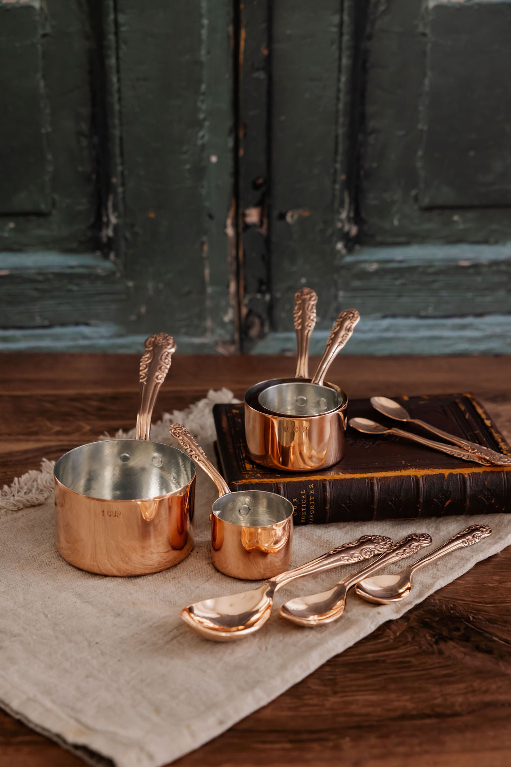 CMK Vintage Inspired Measuring Spoons (Set of 5)