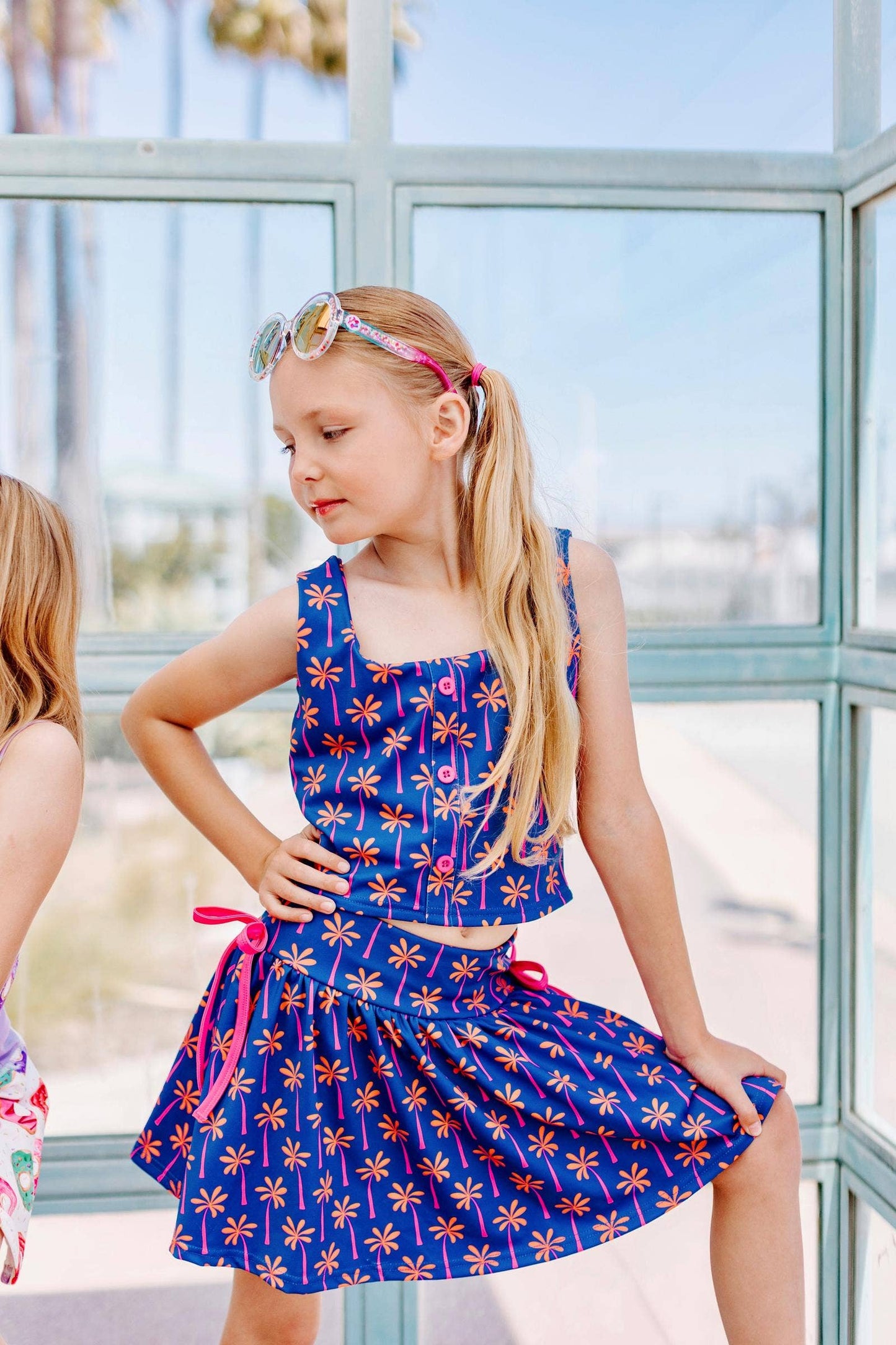 Palm Athletic Two-Pieced Tank and Skort Set