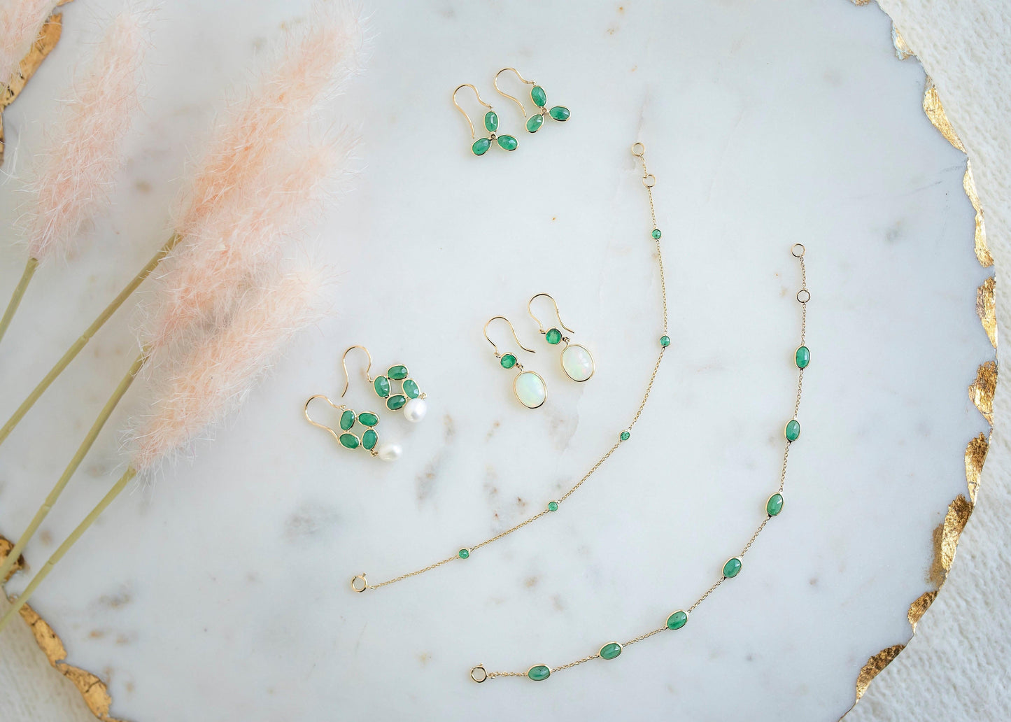 Emerald Radiance Earrings