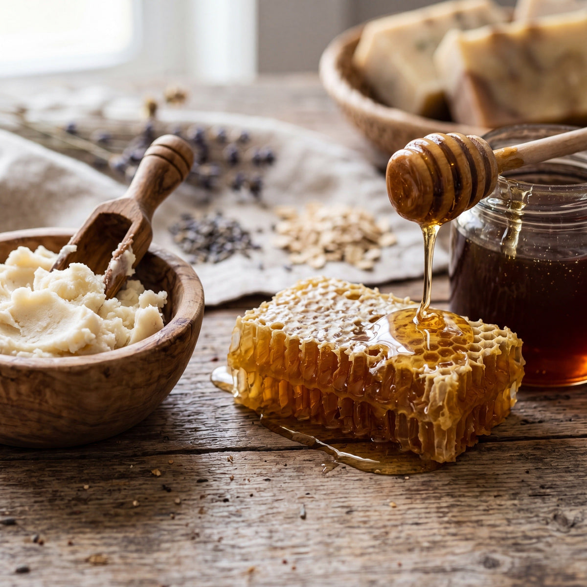 Honey & Shea Bar Soap Trio