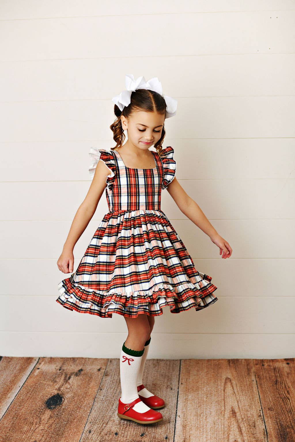 Tartan Plaid Twirl Dress