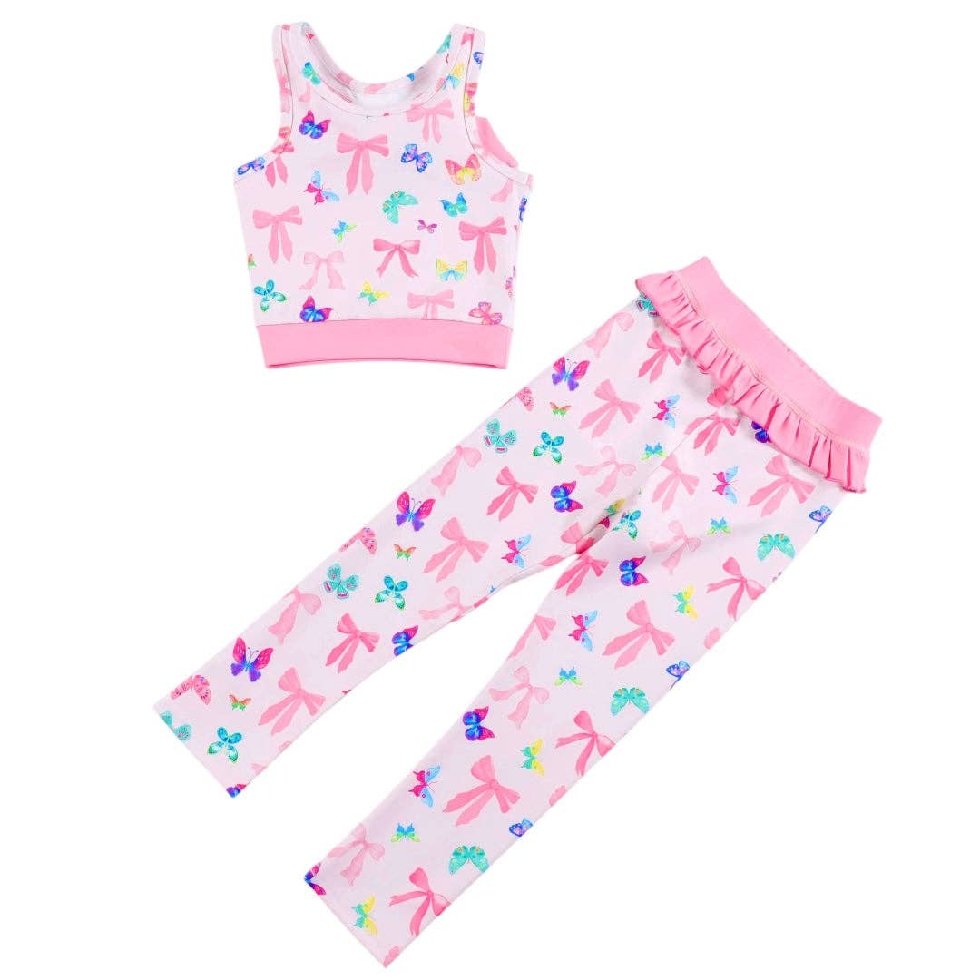 Bow and Butterfly Athletic Set