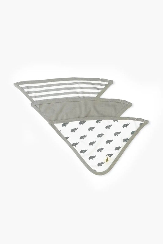 3-Pack Bib Bundle - Grey
