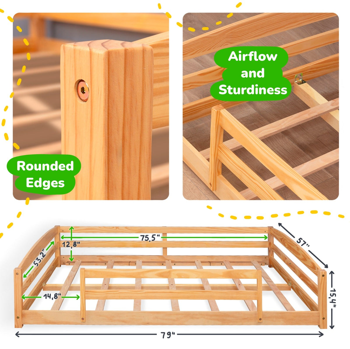 Floor Bed - Full Size