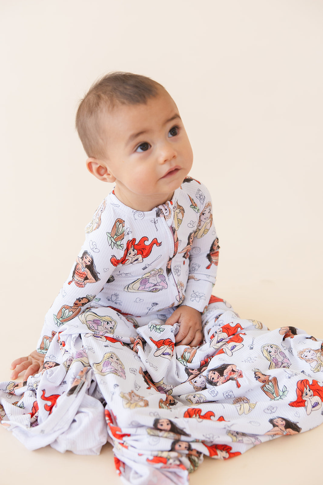 Doodle Princess (ribbed) - Lightweight Blanket