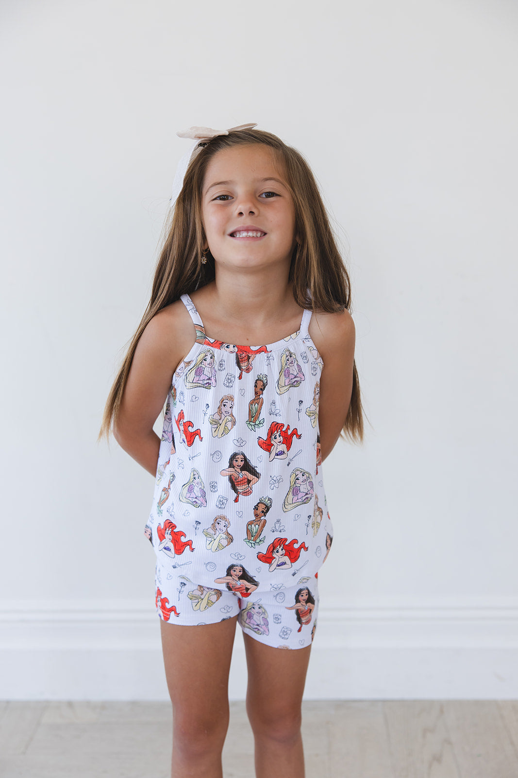 Doodle Princess (ribbed) - Tank Short Set