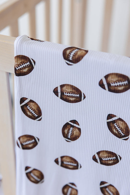 Football (ribbed) - Plush Blanket