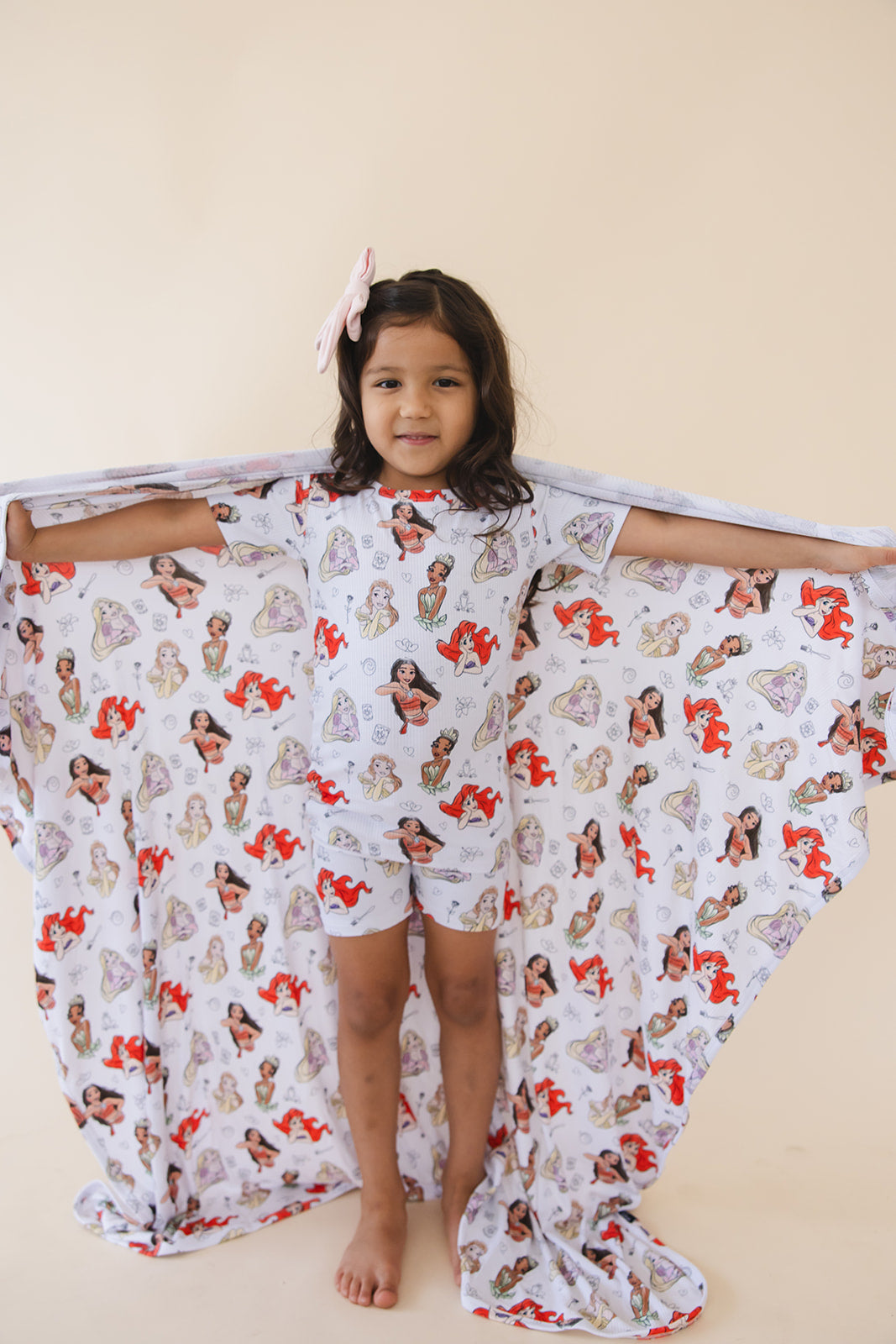 Doodle Princess (ribbed) - Lightweight Blanket